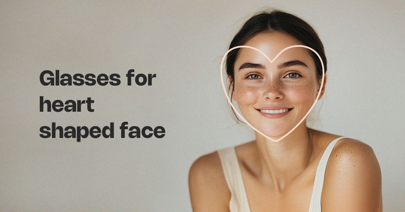 What Shape Glasses for a Heart-Shaped Face?