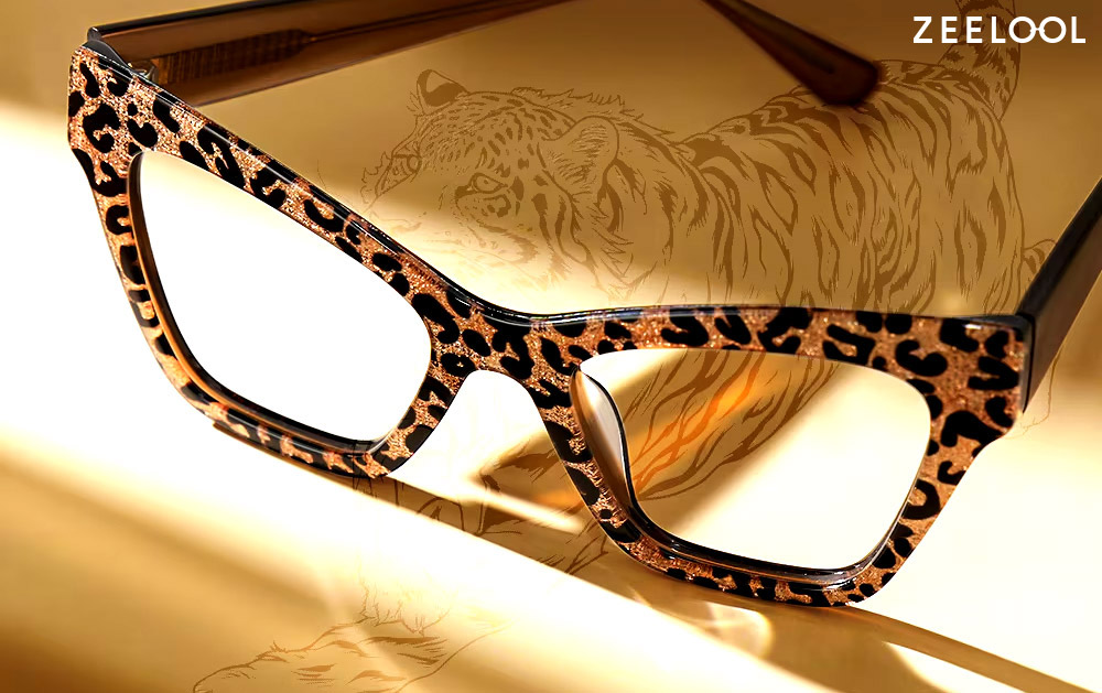 ZEELOOL Ansyah Cat Eye Leopard Glasses Online