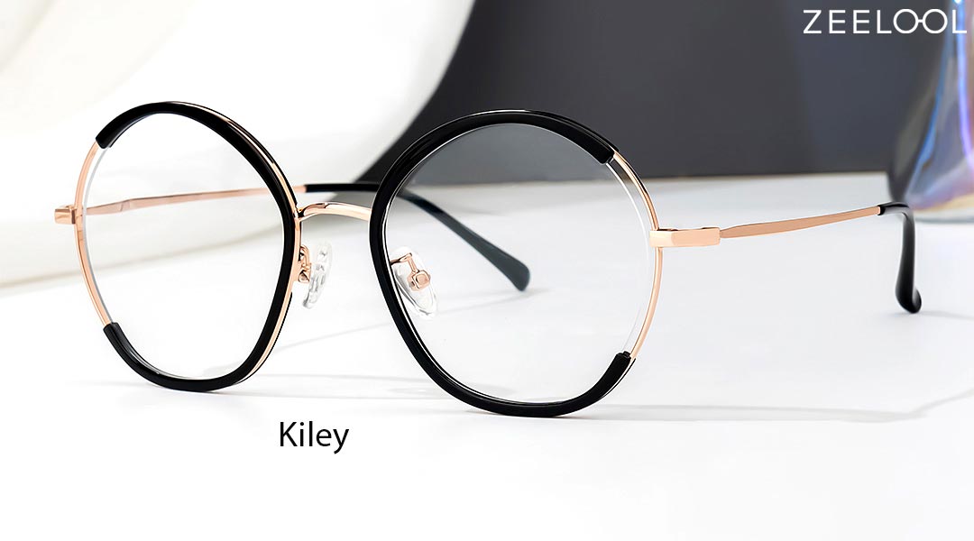 Round frame eyeglasses
