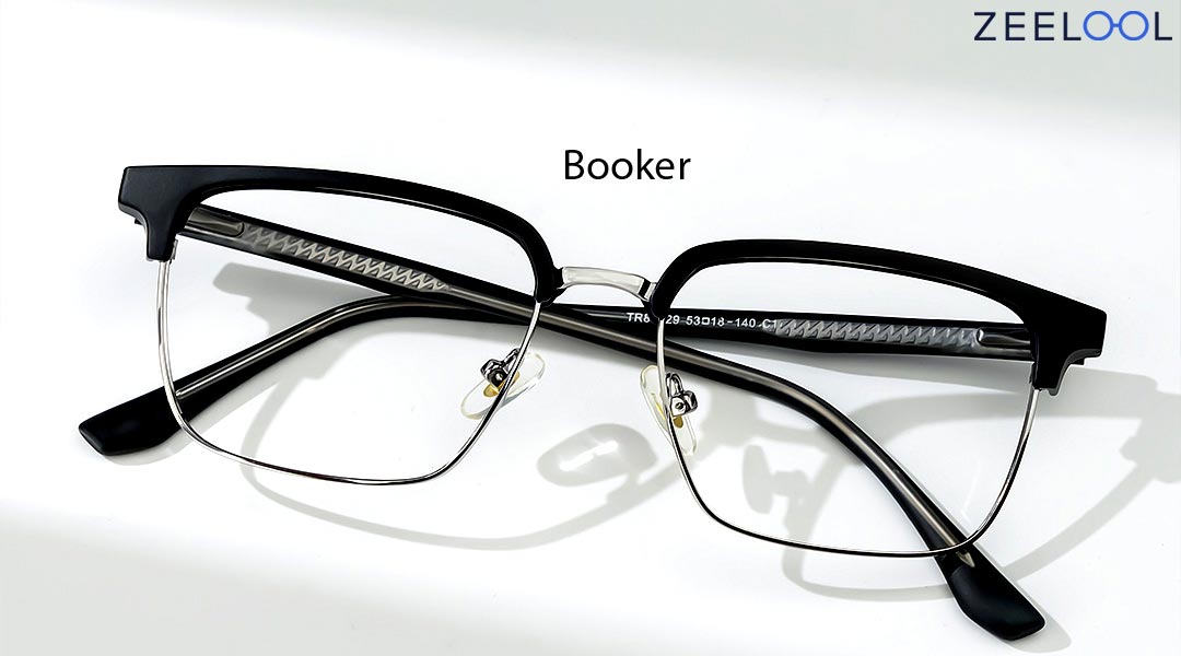 Square frame glasses