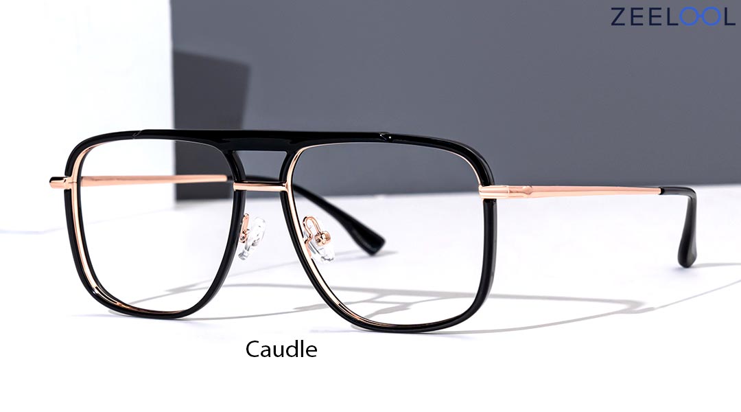 Classic aviator eyeglasses