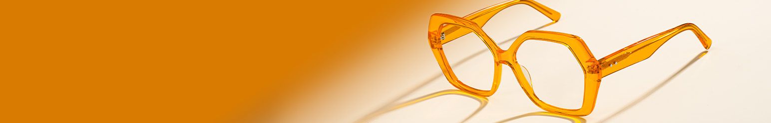 orange eyeglasses