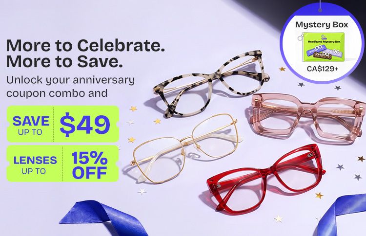 ZEELOOL 9th Anniversary Sale: Up to 80% Off Frames&Lenses