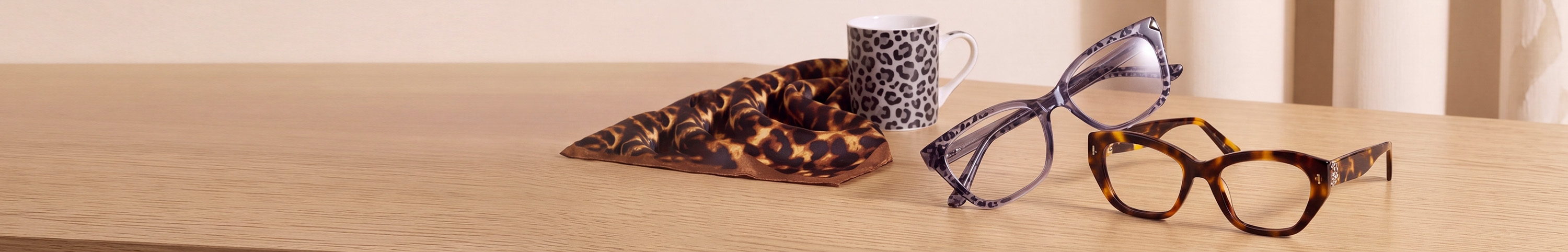 animal print glasses