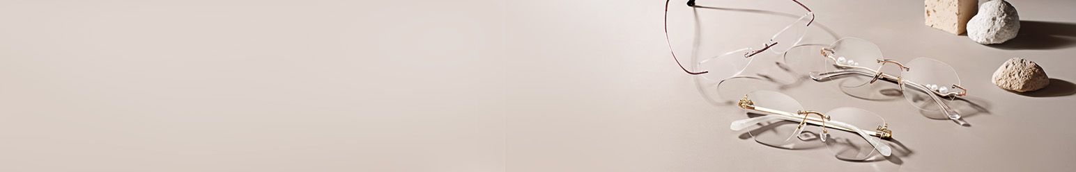 rimless glasses frame