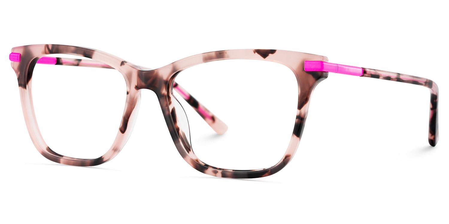 Eliot Rectangle Eyewear with Tortoise4