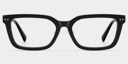 Remy Black Rectangle Glasses1