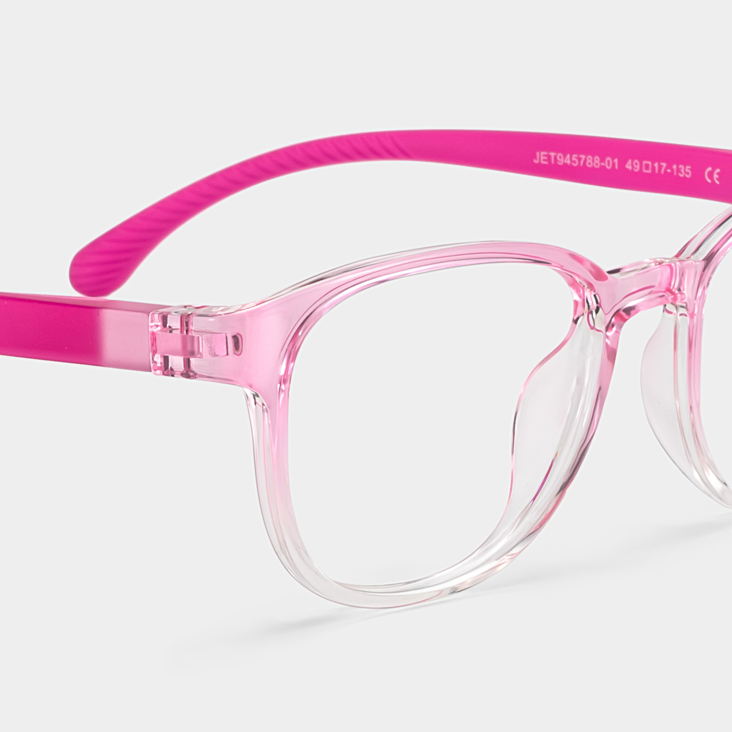 Dale  Round Pink Glasses4