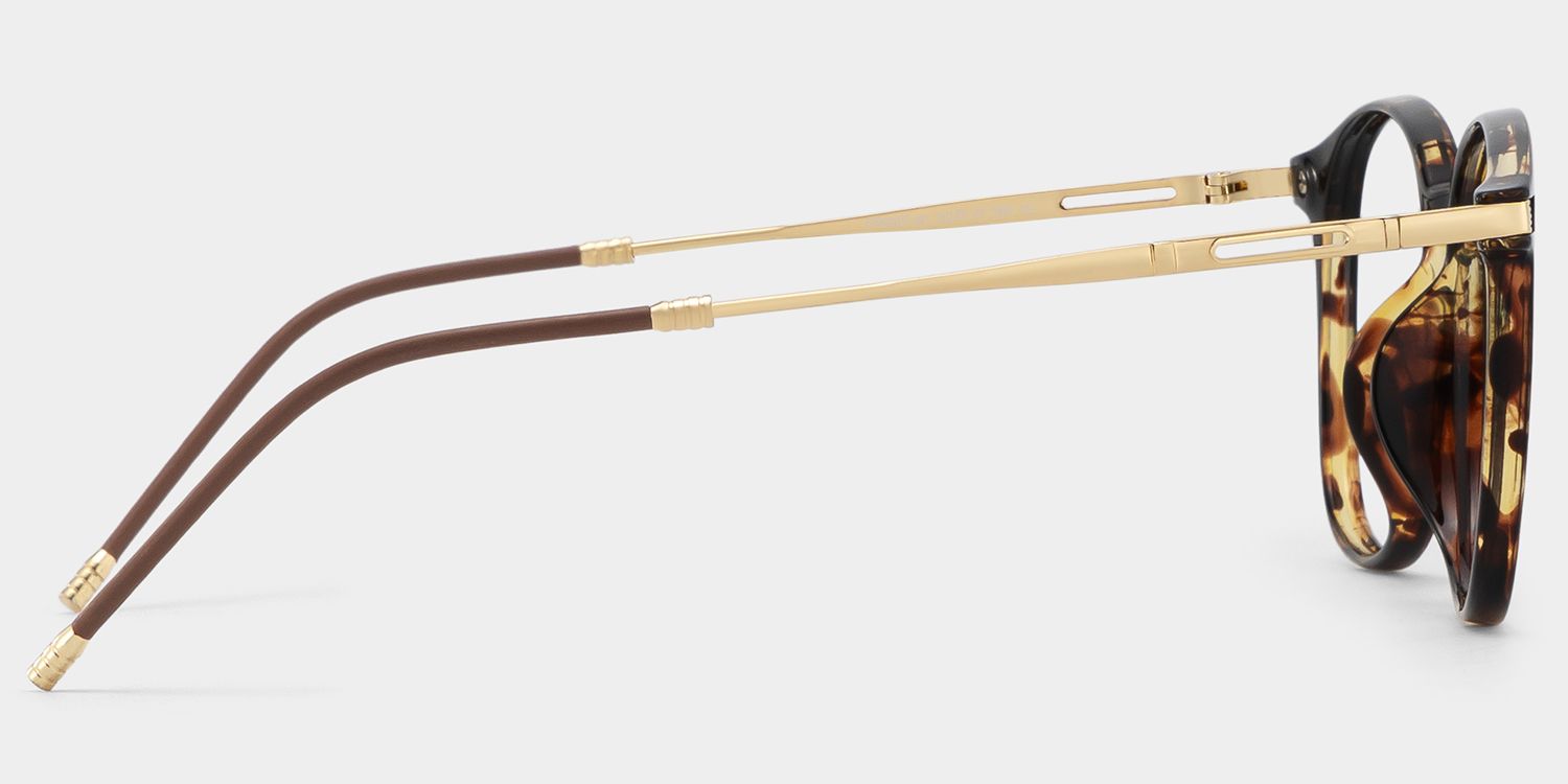 Greene Square Tortoise Frame Glasses | Zeelool Optical5