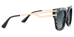 Lidia Square Gray Leopard Sunglasses3