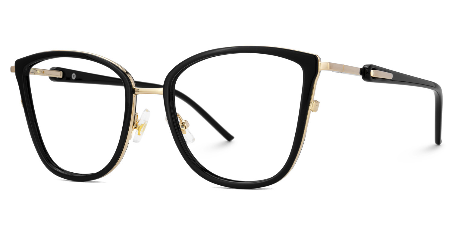 Marisa Cateye Black Glasses1