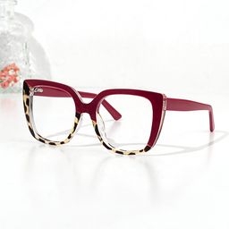Carrero Two-Tone Square Glasses0