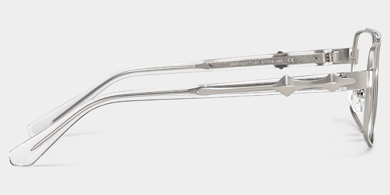 Sterling Eyeglasses in Aviator Silver Frame | ZEELOOL Canada4