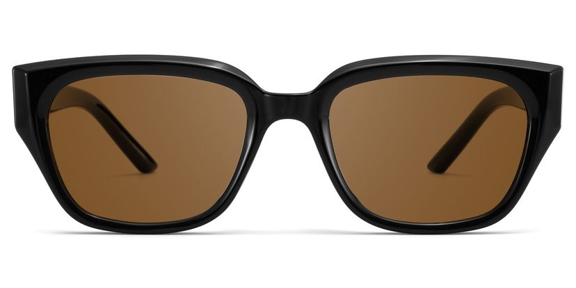 Serene Cat Eye Black Clear Polarized Sunglasses