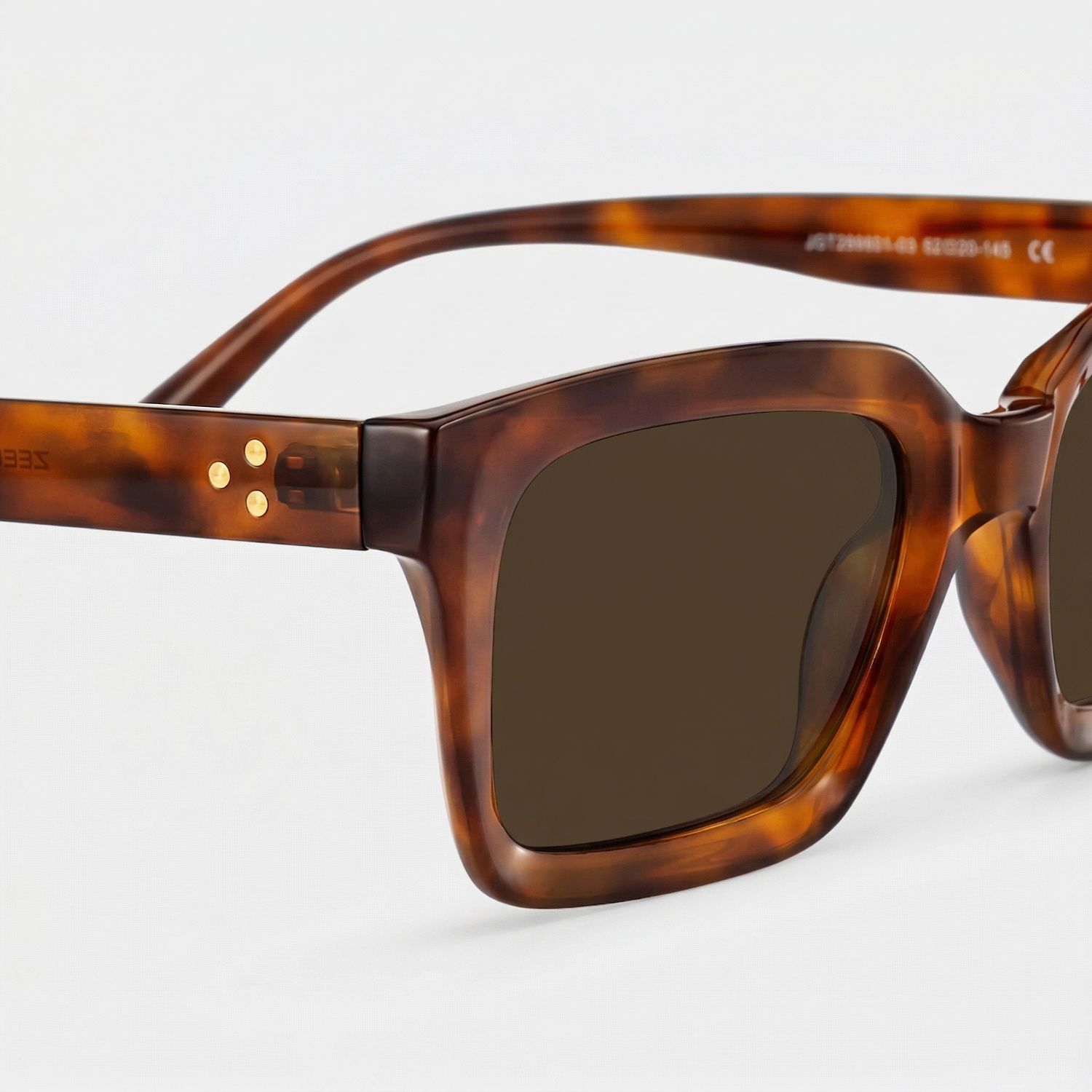 Marley Tortoise Eyeglasses with Rectangle Frames | ZEELOOL4