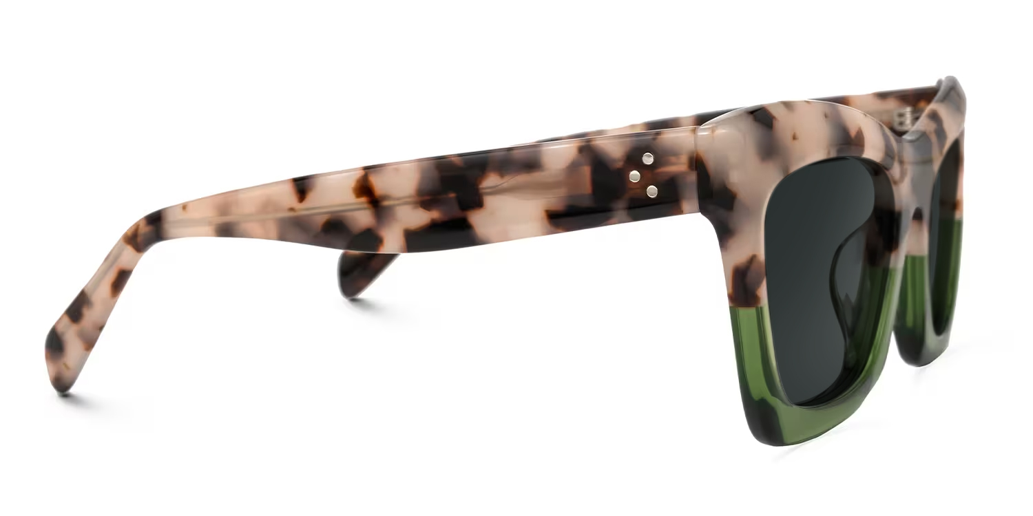 Benitez Square Two-Tone Glasses2