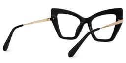 Tilana Cateye Black Glasses3
