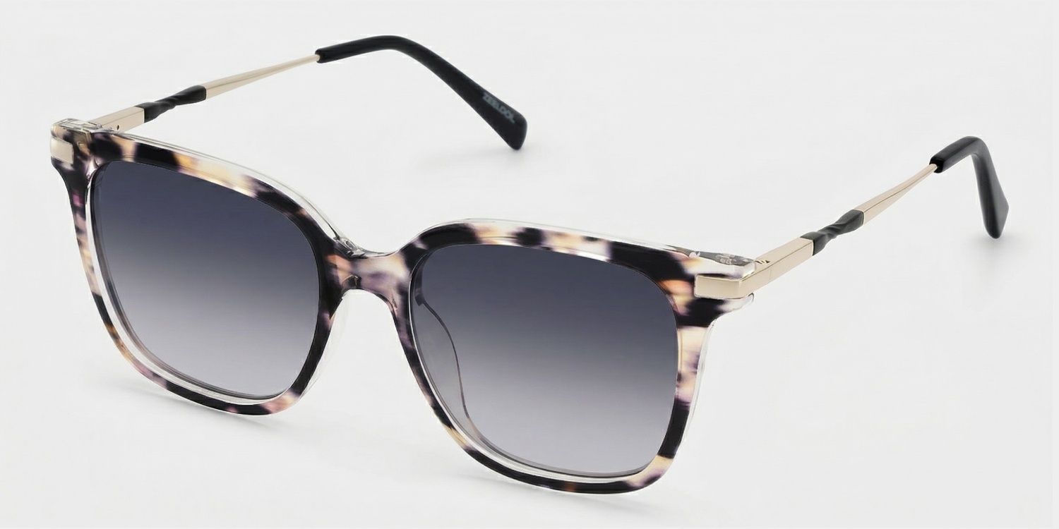 Jacqui Natural Tortoise Square TR90 Glasses | ZEELOOL2