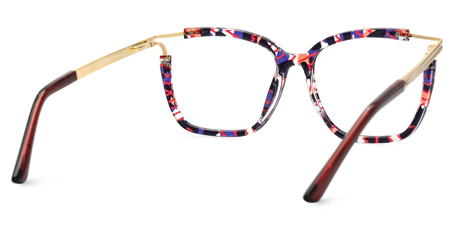 Spring hinges Sidibe Eyeglasses, Sidibe Graffiti Glasses -Zeelool3