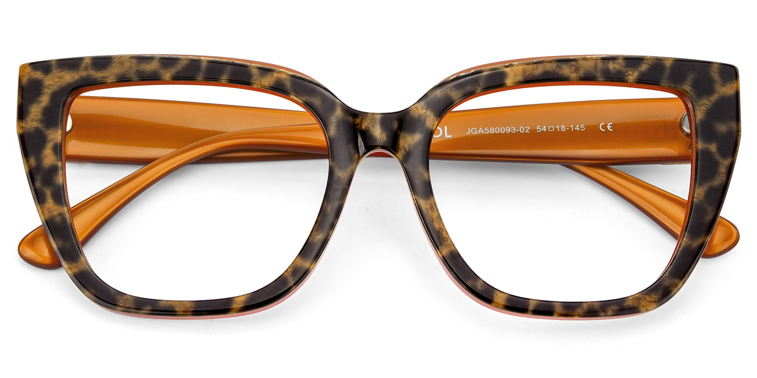 Tamarrah Cateye Leopard Glasses2