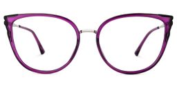 Estrada Cateye Purple Glasses0