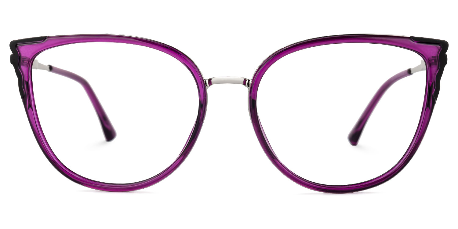 Estrada Cateye Purple Glasses good-img