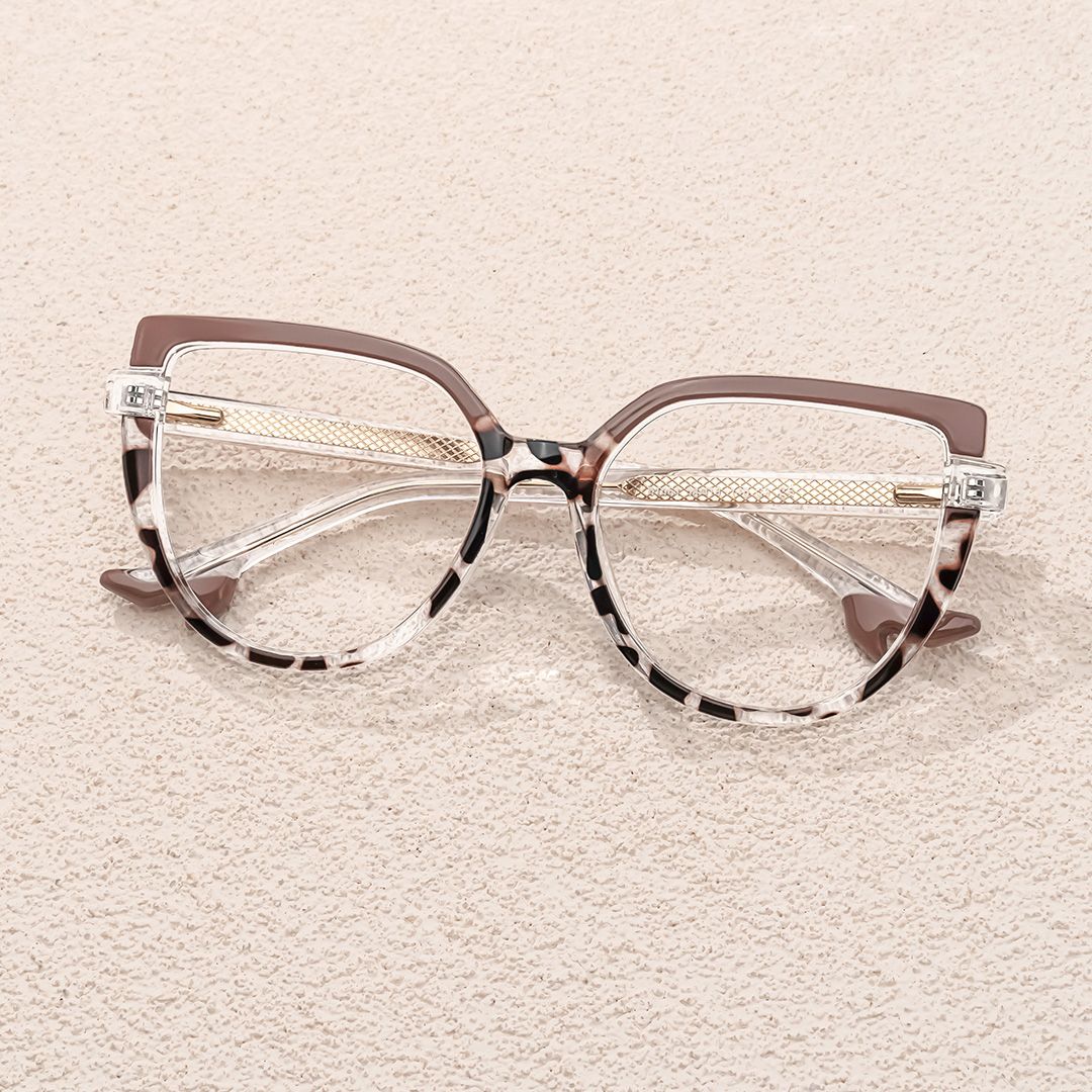 Noguet Cateye Two-Tone Glasses4