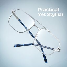 Iris Aviator Silver Glasses1