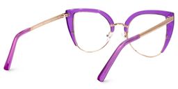 Brewer Cateye Purple Glasses3