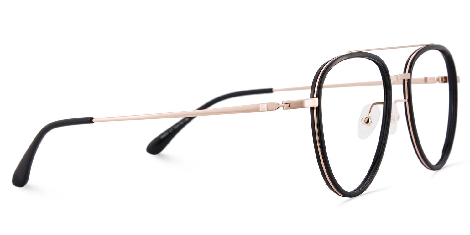 Serrano Avaitor Black Glasses | ZEELOOL Canada3