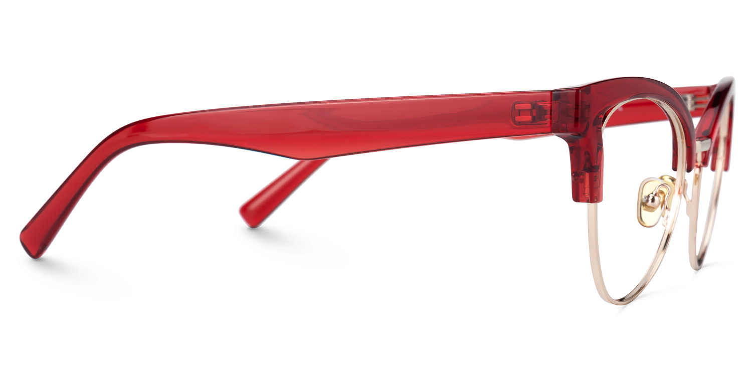 Charlene Browline Red Glasses2