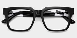 Harriet Square Black Glasses2