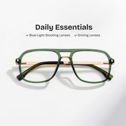 Kilworth Aviator Green Glassess2