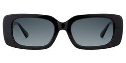 Jonas Rectangle Black Sunglasses1