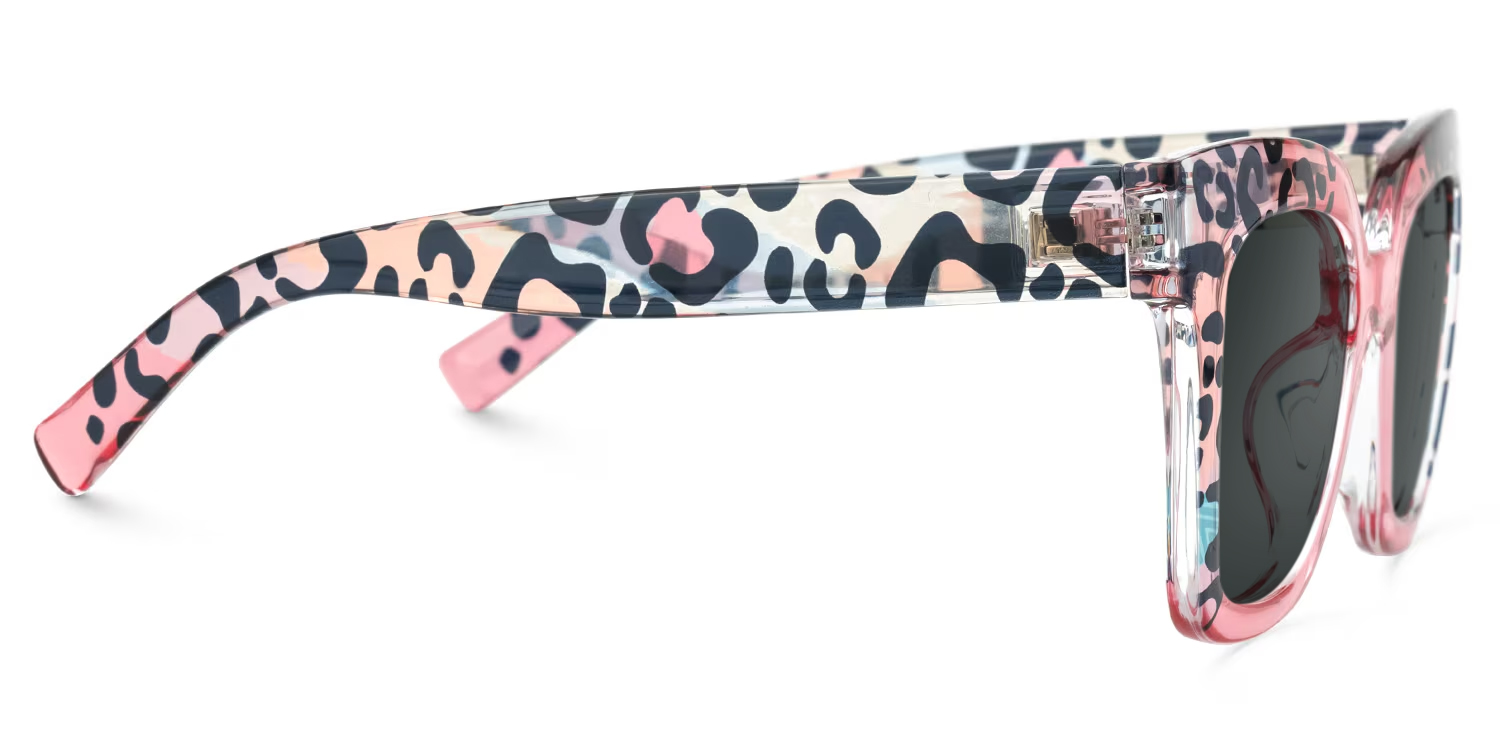 Malcolm Square PinkLeopard Glasses2
