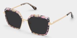 Cordaro Square Pink-Floral Glasses2