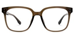 Oglesby Brown Square Glasses0
