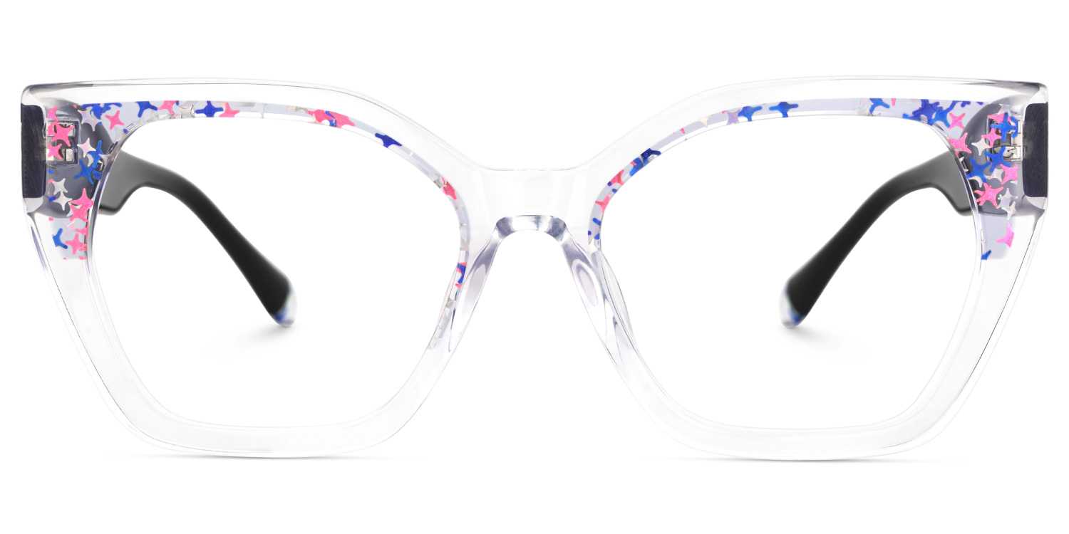 Butterfly Spectacle Frames With Crystal Color1
