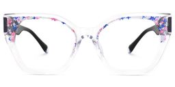 Burkes Butterfly Clear Glasses1