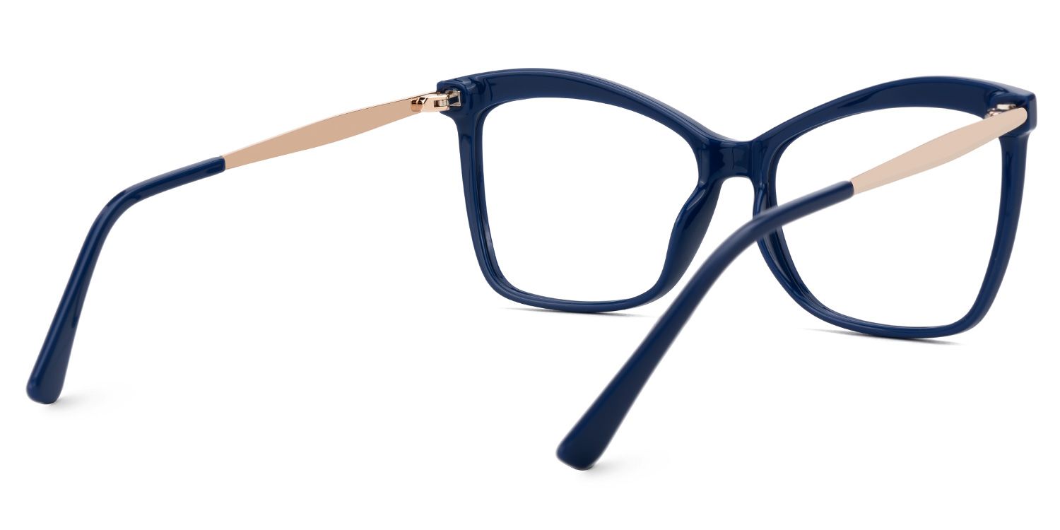 Isaebella Butterfly Blue Frame Glasses | Zeelool Optical3