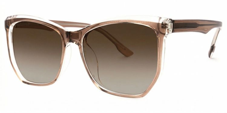 Libby Geometric Brown Glasses