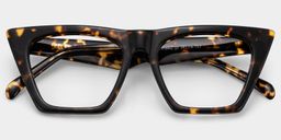 Cecile Cat Eye Tortoise Glasses1