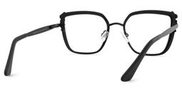 Frieze Rectangle Black Glasses4
