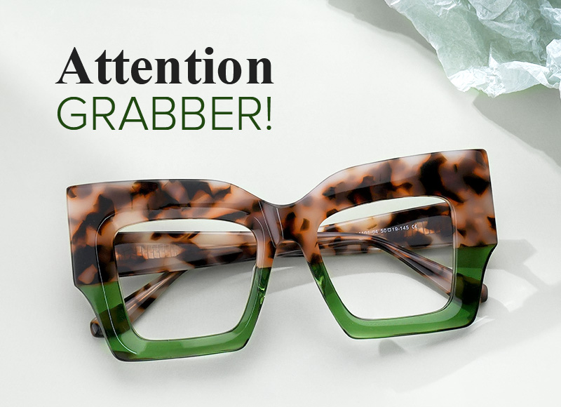 Milner Thick Frame Square Eyeglasses  -Zeelool Optical4