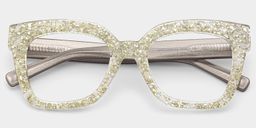 Renata Square Silver Glasses3