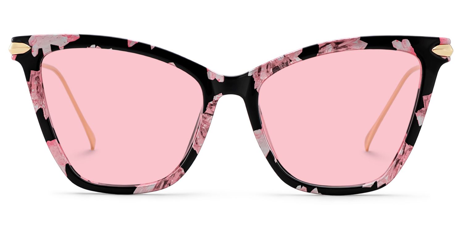 Hilary Butterfly Clear Full Rim Sunglasses | ZEELOOL CA