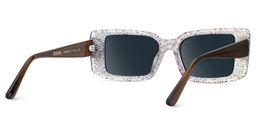 Gleam Rectangle Leopard Sunglasses4