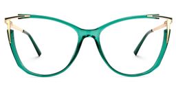 Yomary Cateye Green Glasses0