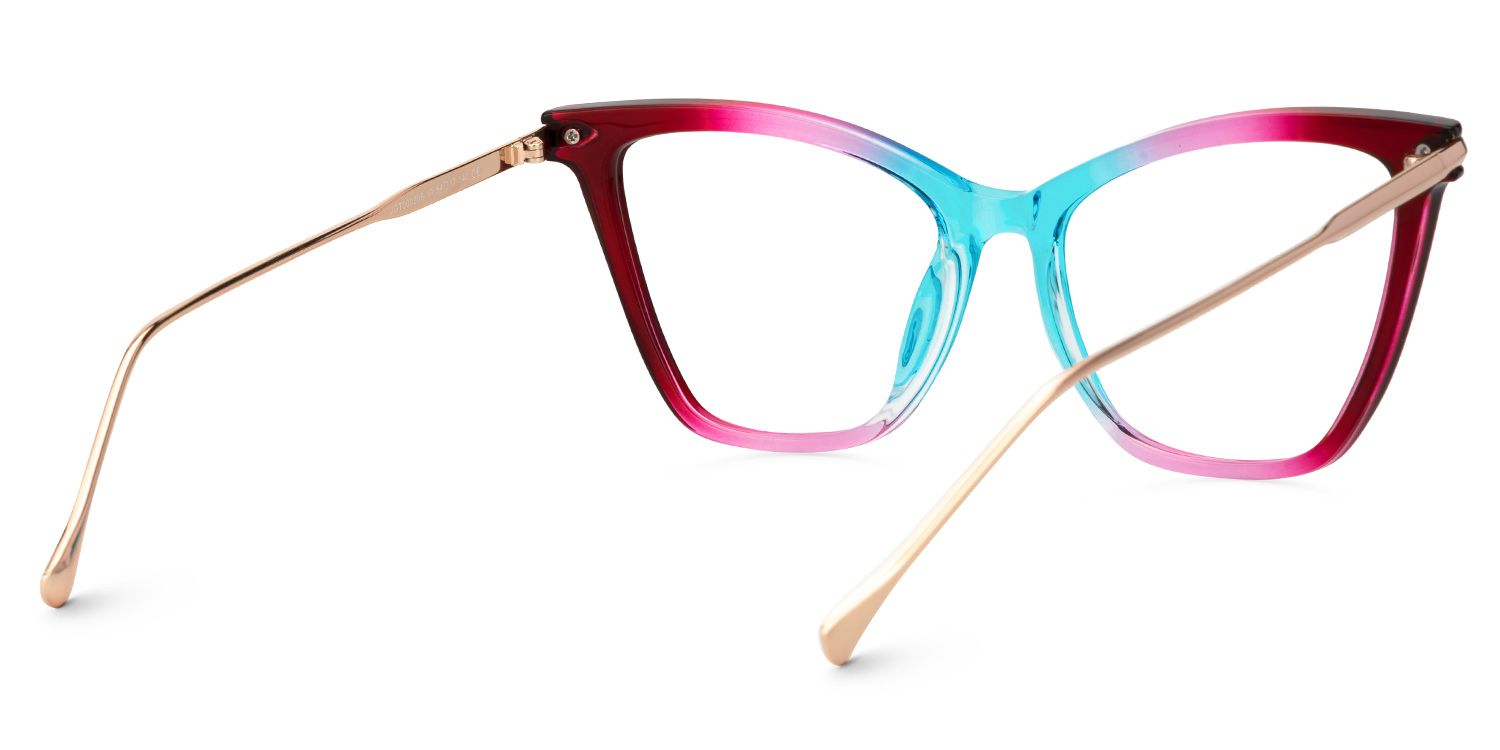 New Arrival Red-Blue Color for Hilary Frame Glasses | ZEELOOL Canada3
