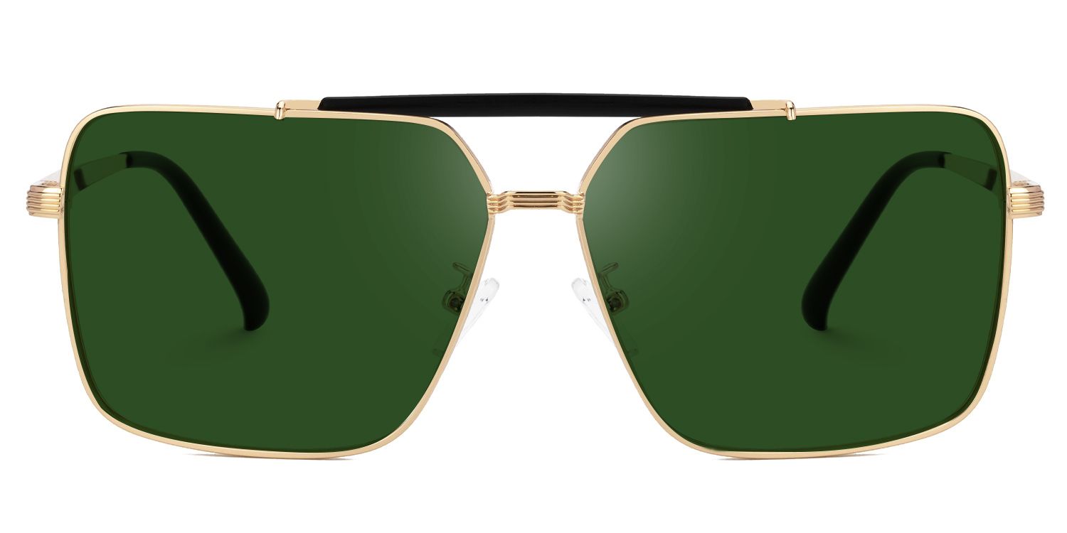 Alford - Aviator Gold Frame Sunglasses0